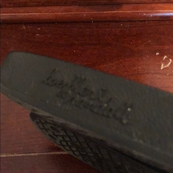 Loeffler Randal Aqua Blue Jeweled Slippers Size 7 - Picture 2 of 4